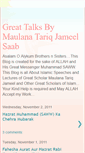 Mobile Screenshot of maulanatariqjameelsaab.blogspot.com