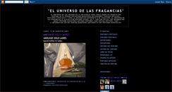 Desktop Screenshot of eluniversodelasfragancias.blogspot.com