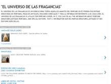 Tablet Screenshot of eluniversodelasfragancias.blogspot.com