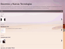 Tablet Screenshot of docentesyntics.blogspot.com