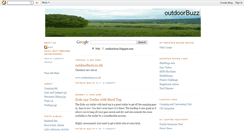 Desktop Screenshot of outdoorbuzz.blogspot.com