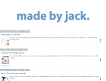 Tablet Screenshot of madebyjack.blogspot.com