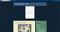 Desktop Screenshot of cienciessocials-carlitos.blogspot.com