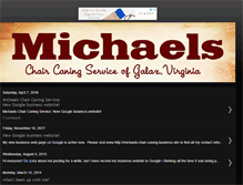 Tablet Screenshot of michaelschaircaningservice.blogspot.com