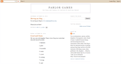 Desktop Screenshot of parlorgames.blogspot.com