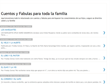 Tablet Screenshot of cuentos-y-fabulas-para-la-familia.blogspot.com