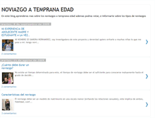 Tablet Screenshot of noviazgosatempranaedad.blogspot.com