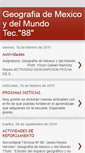 Mobile Screenshot of geografiademexicoydelmundotec88.blogspot.com