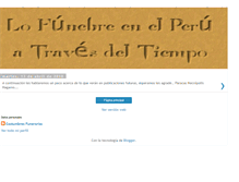 Tablet Screenshot of funebreperu.blogspot.com