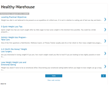 Tablet Screenshot of healthy-warehouse.blogspot.com