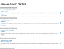 Tablet Screenshot of missionalchurchplanting.blogspot.com