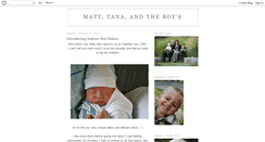 Desktop Screenshot of mattandtana.blogspot.com