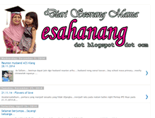 Tablet Screenshot of esahanang.blogspot.com