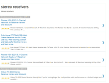Tablet Screenshot of best-stereoreceivers-review.blogspot.com