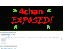 Tablet Screenshot of 4chanexposed.blogspot.com