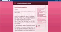 Desktop Screenshot of moreaboutbiotechnology.blogspot.com