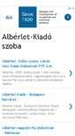 Mobile Screenshot of alberlet-kiado-szoba.blogspot.com