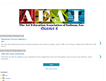 Tablet Screenshot of district6aeai.blogspot.com
