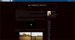 Desktop Screenshot of mykineticeffect.blogspot.com