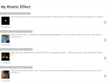 Tablet Screenshot of mykineticeffect.blogspot.com