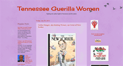 Desktop Screenshot of guerillawomentn.blogspot.com