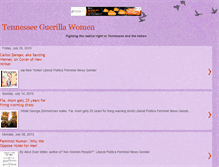 Tablet Screenshot of guerillawomentn.blogspot.com
