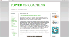 Desktop Screenshot of poweroncoaching.blogspot.com