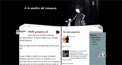 Desktop Screenshot of alasombradelromance.blogspot.com