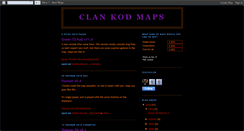 Desktop Screenshot of clankodmaps.blogspot.com