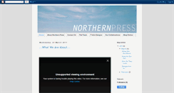 Desktop Screenshot of northern-press.blogspot.com