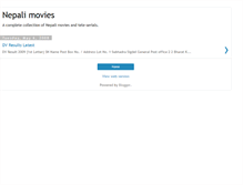 Tablet Screenshot of nepalmovies.blogspot.com