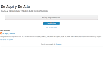 Tablet Screenshot of deaquideallaropa.blogspot.com