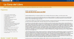 Desktop Screenshot of cenadellibro.blogspot.com