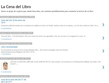 Tablet Screenshot of cenadellibro.blogspot.com