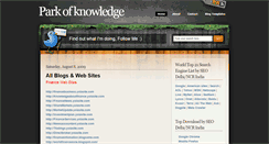 Desktop Screenshot of parkofknowledge.blogspot.com