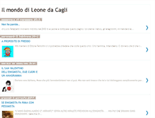 Tablet Screenshot of ilmondodileonedacagli.blogspot.com