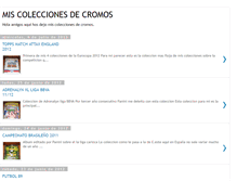 Tablet Screenshot of miscoleccionesdecromos.blogspot.com