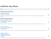 Tablet Screenshot of antibioticsideeffects.blogspot.com