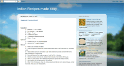 Desktop Screenshot of indianrecipecook.blogspot.com