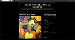 Desktop Screenshot of colectivodeartelaburbuja.blogspot.com