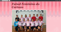 Desktop Screenshot of futsalfemininocartaxo.blogspot.com