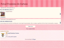 Tablet Screenshot of futsalfemininocartaxo.blogspot.com
