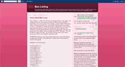 Desktop Screenshot of banlisting.blogspot.com