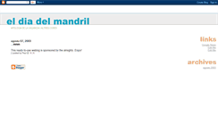 Desktop Screenshot of el-dia-del-mandril.blogspot.com