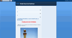 Desktop Screenshot of hotelazuldegalimar.blogspot.com