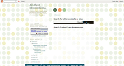 Desktop Screenshot of guideofmesothelioma.blogspot.com