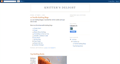 Desktop Screenshot of knittersdelights.blogspot.com