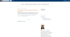 Desktop Screenshot of ict-integrationinschool.blogspot.com