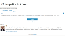 Tablet Screenshot of ict-integrationinschool.blogspot.com