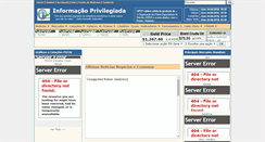 Desktop Screenshot of infoprivilegiada.blogspot.com